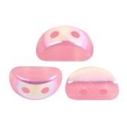 Perles en verre Kos® par Puca® 6x3 mm - Light Rose Opal AB x10g|raw }}