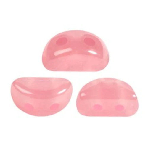 Perles en verre Kos® par Puca® 6x3 mm - Light Rose Opal Luster x10g