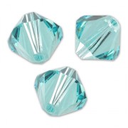 Toupies en cristal PureCrystal 5328 8 mm - Light turquoise x6