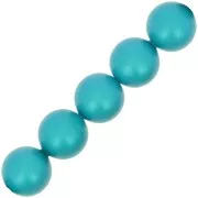 Perles nacrées PureCrystal 5810 4 mm - Crystal Iridescent Dark Turquoise Pearl x20