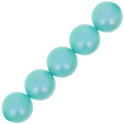 Perles nacrées PureCrystal 5810 5 mm - Crystal Iridescent Light Turquoise Pearl x15|raw }}