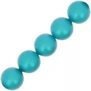 Perles nacrées PureCrystal 5810 8 mm - Crystal Iridescent Dark Turquoise Pearl x5