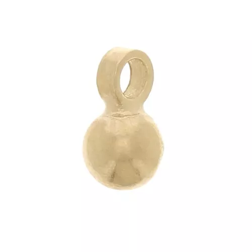 Mini breloque boule 3 mm - Plaqué or 3 microns x1