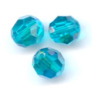 Perles rondes  PureCrystal 5000 6 mm Blue Zircon AB x6|raw }}