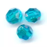 Perles rondes  PureCrystal 5000 6 mm Blue Zircon AB x6