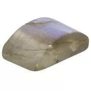 Perle 2 trous  12x8 mm en pierre gemme - Labradorite x1