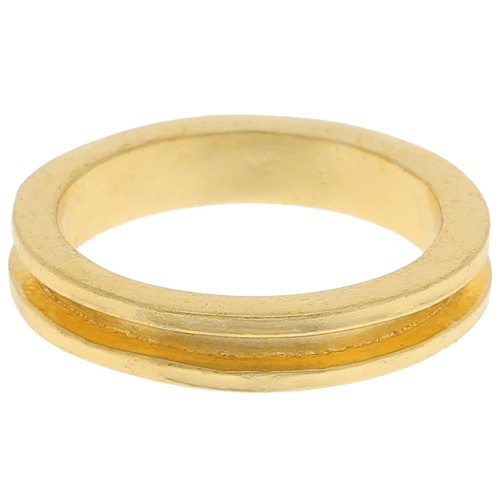 Bague pour tissage Delica 15/0 - 1 rang 1.5 mm - Taille 47 - Doré x1