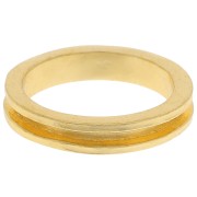 Bague pour tissage Delica 15/0 - 1 rang 1.5 mm - Taille 50 - Doré x1|raw }}