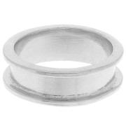 Bague pour tissage Delica 11/0 - 2 rangs 3.8 mm - Taille 56 - Argenté x1|raw }}