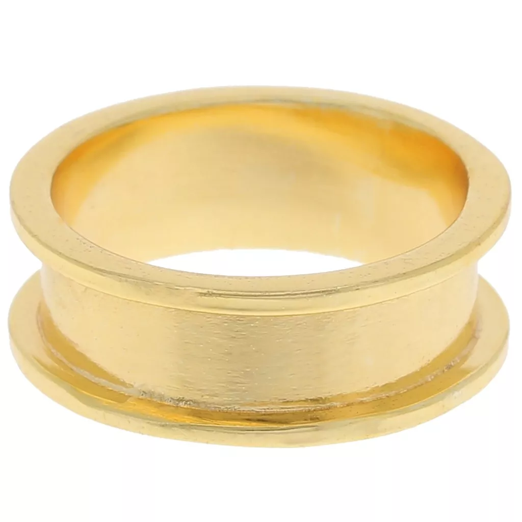 Coutume Ornement de sceau en verre de cristal de cheval doré