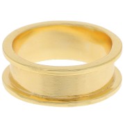 Bague pour tissage Delica 11/0 - 3 rangs 5.1 mm - Taille 50 - Doré x1|raw }}
