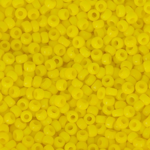 Rocaille Miyuki 11/0 404 - Opaque Yellow x100g