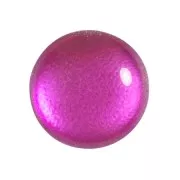 Cabochon rond en verre par Puca® 18 mm - Ice Slushy Strawberry x1