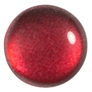 Cabochon rond en verre par Puca® 25 mm - Ice Slushy Cherry x1