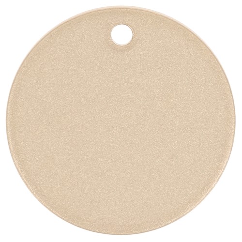 Sequin rond 13 mm à graver - épaisseur 0.8 mm - Gold filled mat (Or laminé) x1