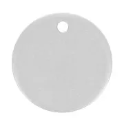 Sequin rond 10 mm médaille à graver - épaisseur 0.8 mm - Argent 925 mat x1