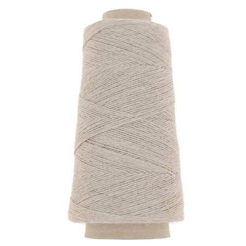 Bobine de fil de lin 2 brins 1.2 mm - Naturel x200gr
