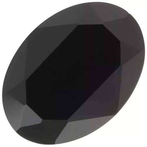 Cabochon ovale Aurora A4120 18x13 mm - Jet x1