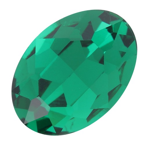 Cabochon ovale Aurora A4120 14x10 mm - Emerald x1