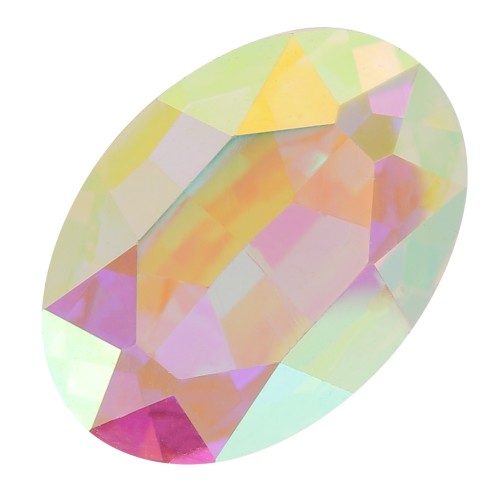 Cabochon ovale Aurora A4120 14x10 mm - Crystal AB x1