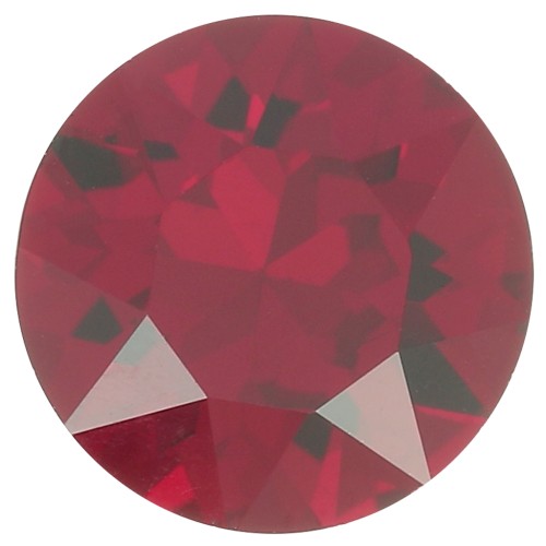Cabochon rond Aurora A1088 8 mm - Ruby x1