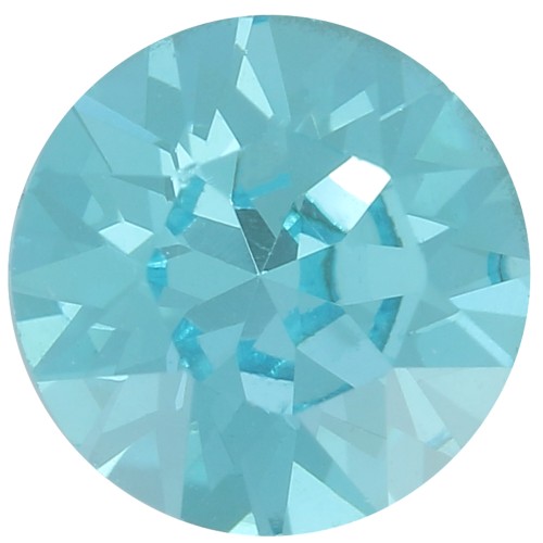 Cabochon rond Aurora A1088 8 mm - Aquamarine x1