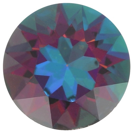 Cabochon rond Aurora A1088 8 mm - Crystal Vitrail Medium x1
