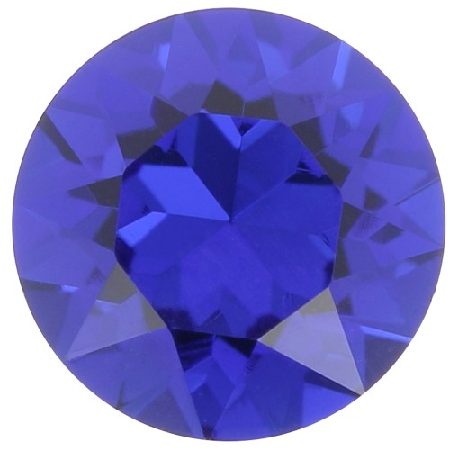 Cabochon rond Aurora A1088 8 mm - Capri Blue x1