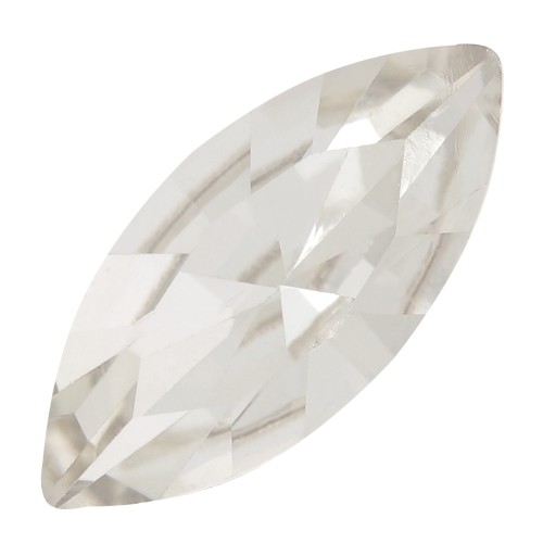 Cabochon navette Aurora A4200 10x5 mm - Crystal Silver Shade x1