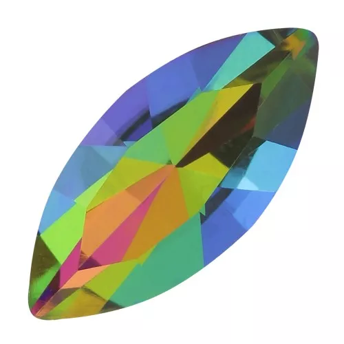 Cabochon navette Aurora A4200 10x5 mm - Crystal Vitrail Medium x1