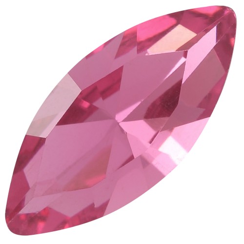 Cabochon navette Aurora A4200 15x7 mm - Rose x1