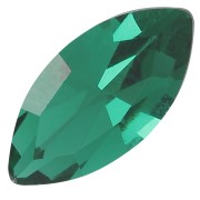 Cabochon navette Aurora A4200 15x7 mm - Emerald x1|raw }}