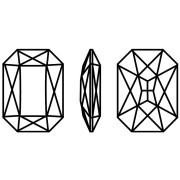 Cabochon octogone Aurora A4627 18x13 mm - Crystal Electric Orange x1