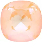 Cabochon carré Aurora A4470 12 mm - Crystal Peach Delite x1