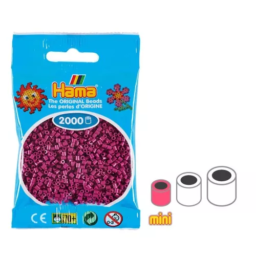 Perles à repasser Hama MINI 2.5 mm - Prune (n°82) x2000