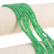 Perles rondes - imitation gemme Jade - Vert x39cm