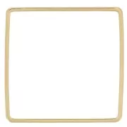 Anneaux de montage et tissage carré 20 mm - Doré x12