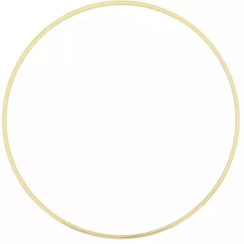 Anneaux de montage et tissage rond 50 mm - Doré x8