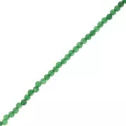 Jade - Perles rondes 2.5 mm- imitation gemme Jade - Vert foncé x38cm Perles rondes 2.5 mm- imitation gemme Jade - Vert foncé x38cm