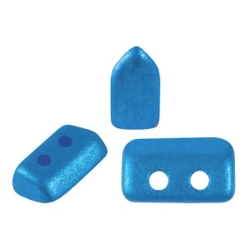 Perles en verre Piros® par Puca® 2x5 mm - Chatoyant Sky Blue x10g
