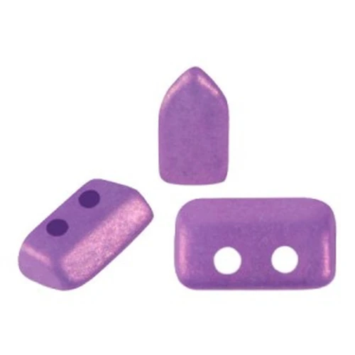 Perles en verre Piros® par Puca® 2x5 mm - Chatoyant Grape x10g