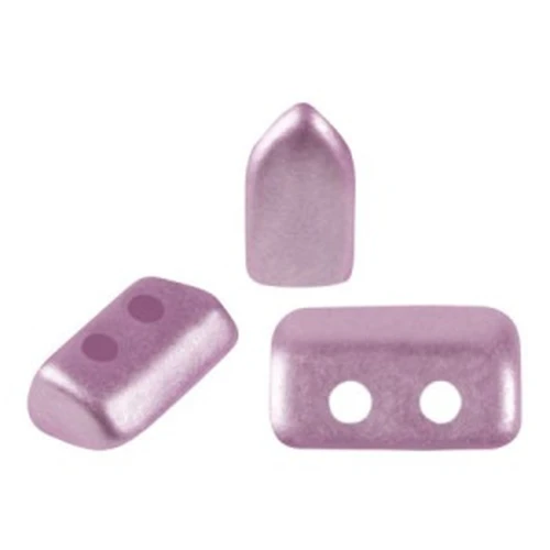 Perles en verre Piros® par Puca® 2x5 mm - Pastel Lila x10g