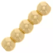 Perles rondes 3 mm avec gros trous en Gold filled (or laminé)  x100