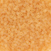 Rocaille Toho 15/0 TO15R2F - Transparent Light Topaz Frosted x8g|raw }}