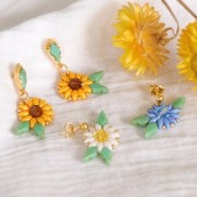 Clous d'oreilles boule 4 mm - Doré à l'or fin x20