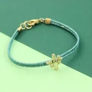 Soutache metallic fabrication italienne 2 mm - Beige - Doré x1m