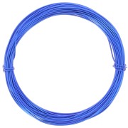 Fil en aluminium anodisé 0.8 mm - Bleu électrique x10m