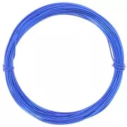 Fil en aluminium anodisé 0.8 mm - Bleu électrique x10m