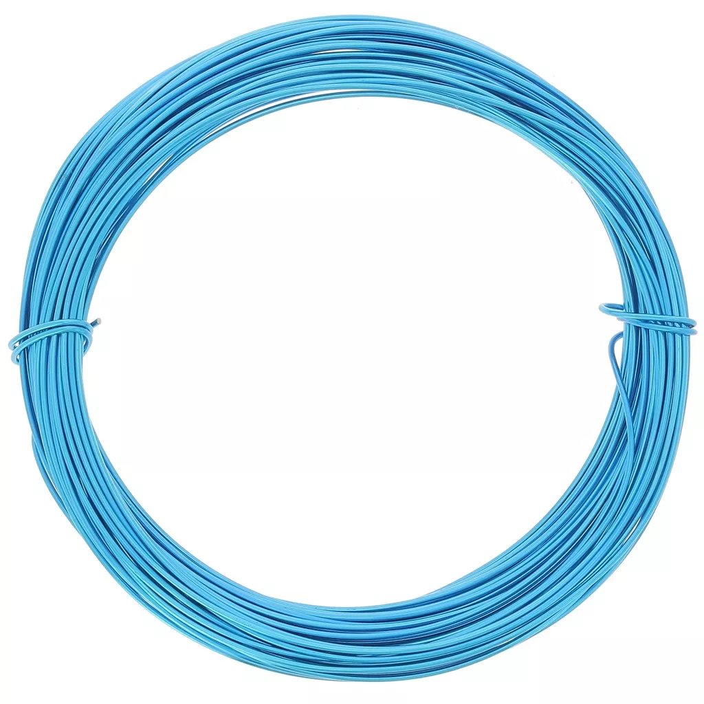 Fil Aluminium Anodisé Calibre 15 (1,5 Mm) – 50 M – Argenté – Flexible & Robuste Pour Bijoux, Sculpture & DIY