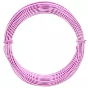 Fil en aluminium anodisé 1 mm - Rose x10m